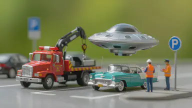 市議会、UFOの駐車違反に取り締まり方針を決定。レッカー移動も辞さず - Style 1