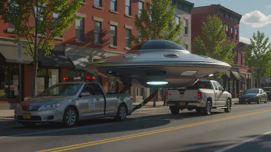 市議会、UFOの駐車違反に取り締まり方針を決定。レッカー移動も辞さず - Style 4