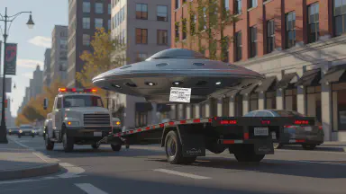 市議会、UFOの駐車違反に取り締まり方針を決定。レッカー移動も辞さず - Style 5