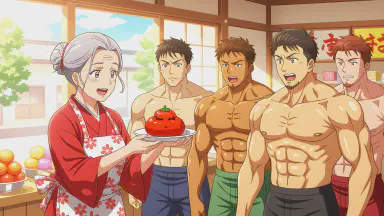 「おばあちゃんの激辛おはぎで筋肉が違法に成長」ボディビル界、和菓子屋に震撼。店主は“筋肉密売人”として指名手配 - Style 1