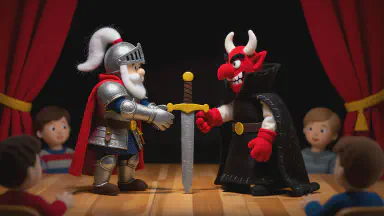 「これは残業です」勇者、聖剣を床に突き刺しストライキ決行。魔王と組合結成へ - Style 2