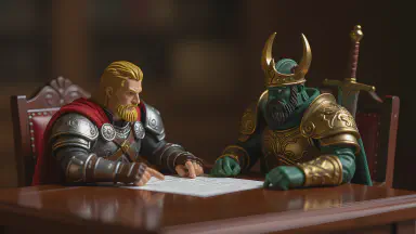 「これは残業です」勇者、聖剣を床に突き刺しストライキ決行。魔王と組合結成へ - Style 4