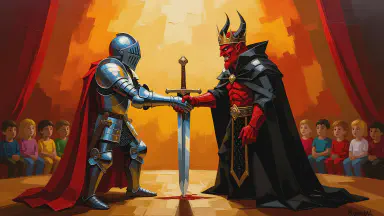 「これは残業です」勇者、聖剣を床に突き刺しストライキ決行。魔王と組合結成へ - Style 5