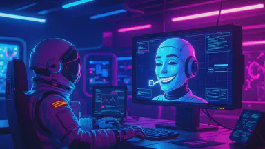 Space Station Strike Settles with AI Agreeing to 'Laugh at Captain's Jokes' - Style 2