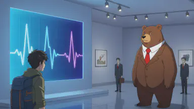 「死ぬかと思った」心拍数グラフ、現代アート大賞に。熊は「共同制作者」としてクレジットを要求 - Style 1