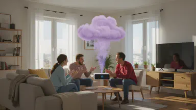 家庭の不穏な空気を検知するAI、リビングに「よどみ」を物理的に生成。サブスクで「浄化スプレー」販売へ - Style 5