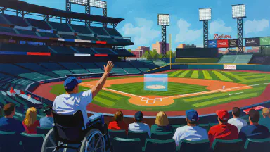 The Moment of Emotion Now Has a Price Tag: Stadium Wheelchair Seats Charge Fines for Standing Up - Style 2