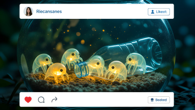 Mysterious Life Form Born from Ocean Plastic Debris Begins Trading as "Assets" on Flea Market Apps. Initial Lots Sold Out Instantly - Main Image