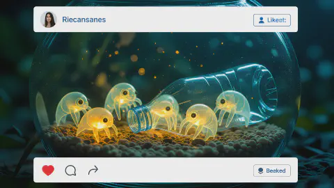 Mysterious Life Form Born from Ocean Plastic Debris Begins Trading as "Assets" on Flea Market Apps. Initial Lots Sold Out Instantly