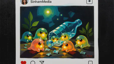 Mysterious Life Form Born from Ocean Plastic Debris Begins Trading as "Assets" on Flea Market Apps. Initial Lots Sold Out Instantly - Style 2