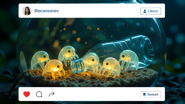 Mysterious Life Form Born from Ocean Plastic Debris Begins Trading as "Assets" on Flea Market Apps. Initial Lots Sold Out Instantly