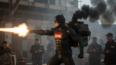 "True Hero" Emits Black Smoke with Every Special Attack. Power Source Revealed to be Diesel Engine - Main Image