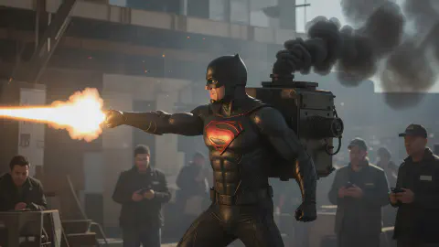 "True Hero" Emits Black Smoke with Every Special Attack. Power Source Revealed to be Diesel Engine