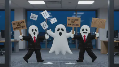 Ministry of Health Officially Approves 'Afterlife Employment Agency' for Labor Shortage, but Poltergeist Strikes Escalate - Style 1