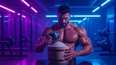 ボディビルダー、プロテインシェイカーを捨ておひつを振る。新常識「栗ごはんバルクアップ」誕生 - Main Image