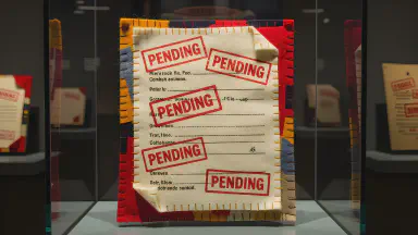 "Fossilized Application Form" Discovered in City Hall - Department Responds: "Still Under Review" - Style 1