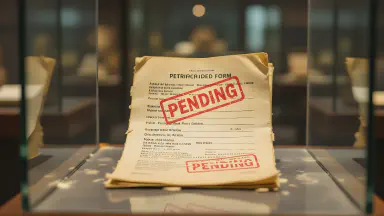 "Fossilized Application Form" Discovered in City Hall - Department Responds: "Still Under Review" - Style 2