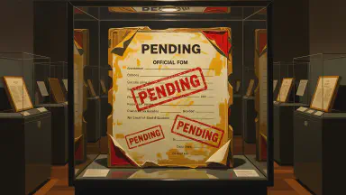 "Fossilized Application Form" Discovered in City Hall - Department Responds: "Still Under Review" - Style 4