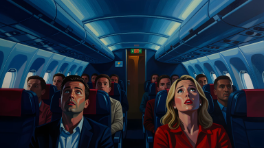 巨匠監督デザインの旅客機、離陸と同時にテーマ曲が爆音再生。非常口はエンドロール後に出現 - Main Image