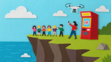 「いいね！」は命がけ。政府、危険な絶景をガチャ課金制の撮影スポットに。特賞は「ドローンによる即時救助」 - Style 2