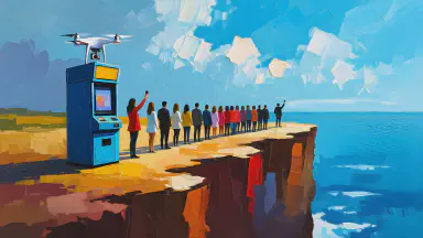 「いいね！」は命がけ。政府、危険な絶景をガチャ課金制の撮影スポットに。特賞は「ドローンによる即時救助」 - Style 5