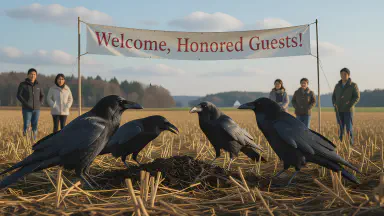 カラスを「賓客」として招待した村、収穫ゼロで食糧難に。カラスからの”支援物資”で冬を越す。 - Style 5