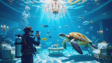 Submerged Resort Announces New Plan "Sleep with the Fishes" - Wealthy Flock for "Ultimate Nature Experience" - Style 3