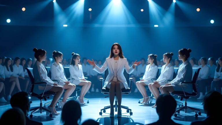 アイドル界に激震。新グループのアンコールは「正しい椅子の座り方講座」
