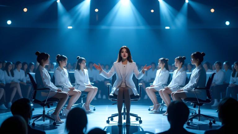 アイドル界に激震。新グループのアンコールは「正しい椅子の座り方講座」