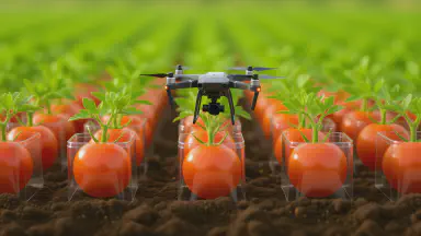 Garden Tomato 'Arrested' for Breaking Self-Isolation. New Gardening Style with 24-Hour Drone Surveillance is Born - Style 2