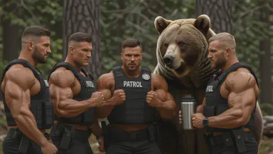 "Persuade Bears with Bench Press" - City Hall Passes Japan's First Muscle Ordinance for Wildlife Control - Style 4