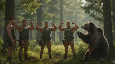 "Persuade Bears with Bench Press" - City Hall Passes Japan's First Muscle Ordinance for Wildlife Control - Style 5