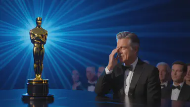 "Lens Flare" Finally Wins Academy Award. J.J. Abrams Sobs, "It's So Bright I Can't See Anything" - Style 4