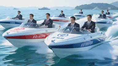 Cabinet Decides to Bet Entire Next Year's Budget on "Boat Race." Winner Takes All. - Style 2