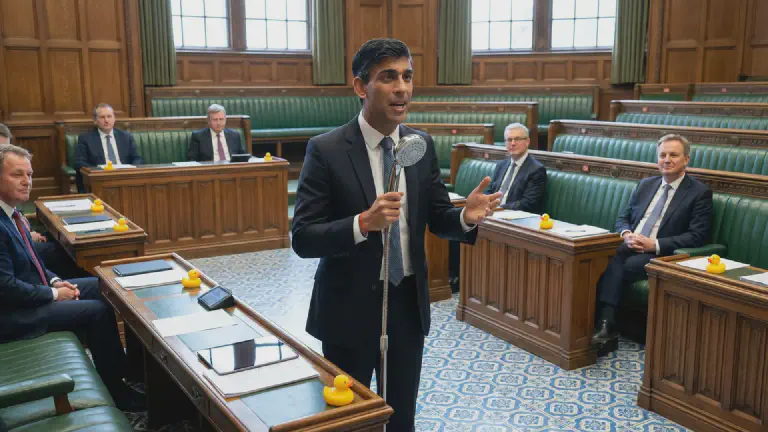 Bathroom Belting Act Passes, Prime Minister Delivers Policy Speech with Showerhead Microphone