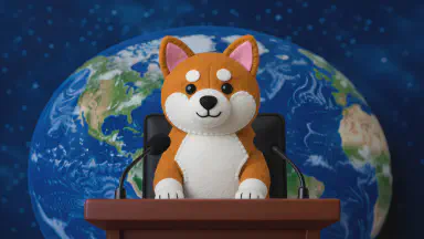 "Shiba Inus Work on Aliens" - Prime Minister Candidate Deploys "Meme Diplomacy" with National Budget - Style 1