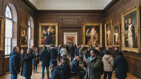 "All Great Figures Were Protein Enthusiasts" AI "Proves," Museum Portraits Being Replaced One After Another