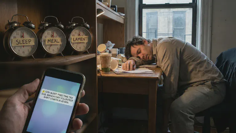 Government Enforces 'Free Time Tax' for Mandatory Volunteering: Sleep Now a Luxury