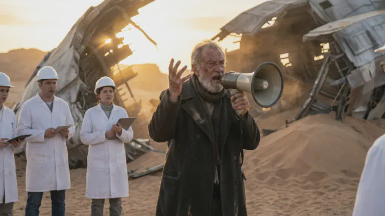 Auteur Director Demands 'Reshoot' of Spaceship Crash Site, Furious That Debris 'Lacks Narrative Quality'