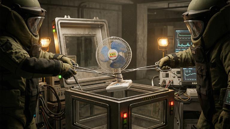 Seized 300-Yen Fan Discovered Capable of Forcing Entire Cabinet to Resign at Maximum Power