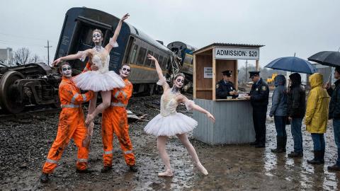 Railway Company Sues Accident Photos as 'Piracy': 'Derailment Was Premium Members-Only Performance Art'