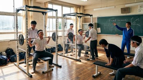 Ministry of Education Merges Five Core Subjects into "Physics (Muscle)" — Bans Writing Instruments from Entrance Exams