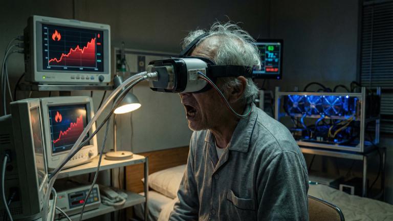 Grandfather's Life Support Stops Unless He Goes Viral: Nursing Home Introduces "Flaming Power Generation"