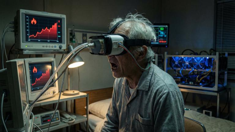 Grandfather's Life Support Stops Unless He Goes Viral: Nursing Home Introduces "Flaming Power Generation"