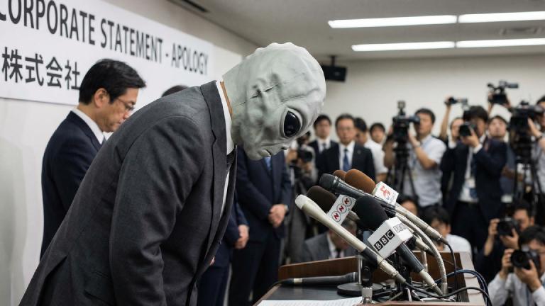 "That's Not Our Skin Color": Galactic Federation Sues Budget UFO Service Over Lookism