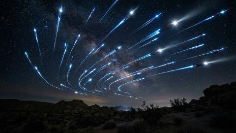 "Wish Upon a Star" Rejected Entirely. True Identity of Meteor Shower Revealed to be "Flashing High-Beams" from Mars Commuters