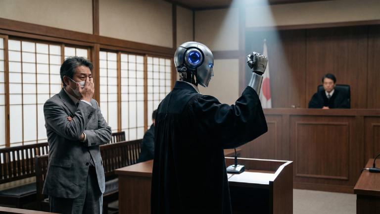 AI弁護士、六法全書を無視し「あきらめないで！」連呼で勝訴。判決理由は「感動した」