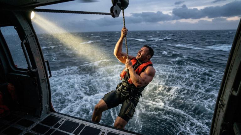 "Lifting Speed Too Fast to Feel the Burn" — Stranded Bodybuilder Complains to Rescue Crew