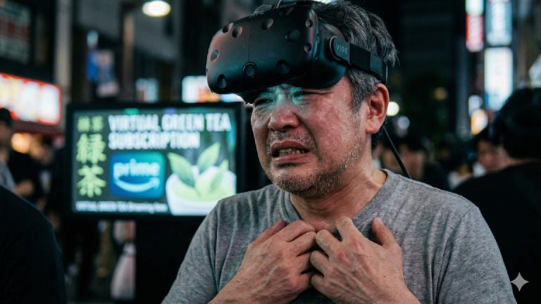Zero Calories, Instant Indigestion: Middle-Aged Men Dropping Like Flies from 'VR Ramen' Virtual Heartburn