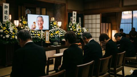 故人AI、葬儀で「これ飲んでたら生きてた」とサプリを実演販売。死後のアフィリエイト報酬に遺族も涙拭う